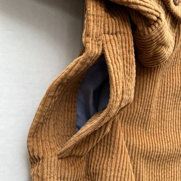 L.L. Bean Womens L Comfort Cord Shirt Jacket Brown Corduroy Button Front Shacket - Picture 6 of 10